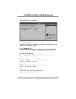 Preview for 24 page of Biostar TA785GE - SETUP Bios Setup Manual