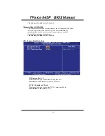 Предварительный просмотр 18 страницы Biostar TFORCE 945P Bios Setup Manual