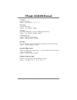 Preview for 8 page of Biostar TPower I45 Bios Manual