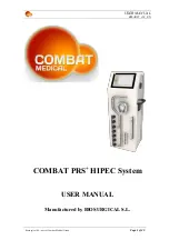 Предварительный просмотр 1 страницы BIOSURGICAL COMBAT MEDICAL PRS+ User Manual