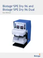 Biotage SPE Dry 96 User Manual preview