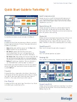 Предварительный просмотр 1 страницы Biotage Turbo Vap II Quick Start Manual