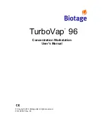 Biotage TurboVap 96 User Manual preview