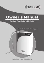 Biotek Biolux HOS Series Owner'S Manual preview