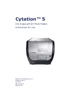 Biotek Cytation 5 Instructions For Use Manual preview