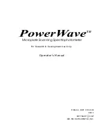 Preview for 5 page of Biotek PowerWave Operator'S Manual