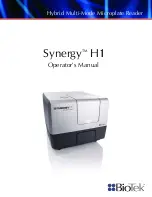 Biotek Synergy H1 Operator'S Manual предпросмотр