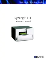 Biotek Synergy HT Operator'S Manual preview