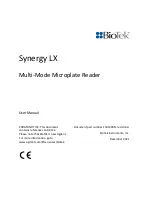 Предварительный просмотр 2 страницы Biotek Synergy LX User Manual