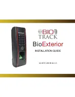 BioTrack BioExterior Installation Manual предпросмотр