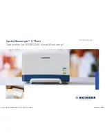 BIOTRONIK CardioMessenger-S TLine Technical Manual предпросмотр