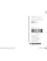 Предварительный просмотр 2 страницы BIOTRONIK ICD Series Technical Manual