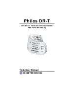 Preview for 1 page of BIOTRONIK Philos DR-T Technical Manual