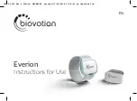 biovotion Everion Instructions For Use Manual предпросмотр