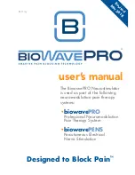 Предварительный просмотр 1 страницы Biowave BiowavePENS User Manual