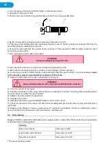 Preview for 42 page of Bioxigen BXMISC2G Manual Installation, Use And Maintenance