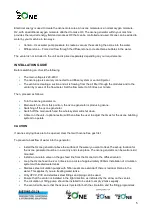 Preview for 6 page of BioZone AQUAZONE 2/1G User Manual