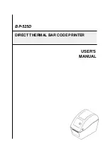 Birch BP-525D User Manual preview