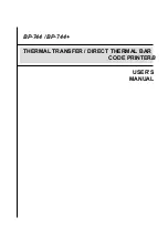 Birch BP-744 User Manual preview