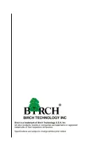 Preview for 29 page of Birch BP-744 User Manual