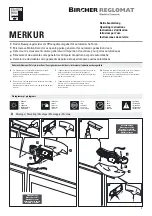 Bircher Reglomat MERKUR Operating Instructions Manual предпросмотр