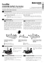 Предварительный просмотр 3 страницы Bircher CareMat Series Translation Of The Original Instructions