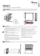 Предварительный просмотр 1 страницы Bircher EsGate 3 Original Instructions