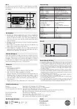 Предварительный просмотр 2 страницы Bircher ESR-1 Operating Instructions Manual