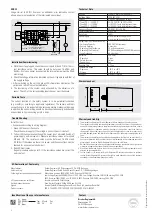 Preview for 4 page of Bircher ESR-1 Operating Instructions Manual