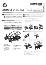 Bircher Merkur 2 ES.SM Series Translation Of The Original Instructions предпросмотр