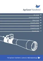 Bird Control Group Agrilaser Handheld User Manual предпросмотр