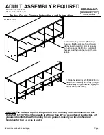 Предварительный просмотр 4 страницы Bird-in-Hand Woodworks 1526403 Product Manual