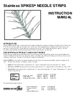 Preview for 1 page of Bird-X STS-24 Instruction Manual