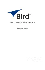 Preview for 1 page of BIRD 8640A930-1 Operation Manual