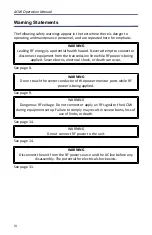 Preview for 4 page of BIRD ACM500I M Series Operation Manual