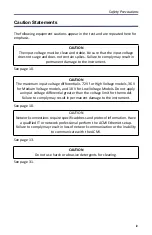 Preview for 5 page of BIRD ACM500I M Series Operation Manual