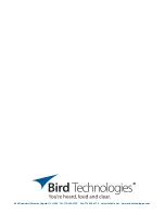 Preview for 20 page of BIRD DDL100 Installation And Operation Manual