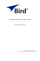 Preview for 1 page of BIRD FlightHawk Operation Manual