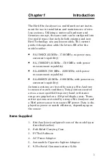 Preview for 15 page of BIRD SITE ANALYZER SA-1700EX Operating Instructions Manual