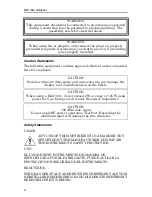 Preview for 4 page of BIRD Site Analyzer SA-2000 Operating Instructions Manual