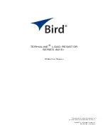 BIRD TERMALINE 8251 Series Operation Manual preview