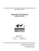 Preview for 1 page of BIRD TERMALINE 8745 Series Instruction Book