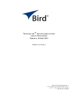 Предварительный просмотр 1 страницы BIRD Termaline 8890-300SC13 Operation Manual