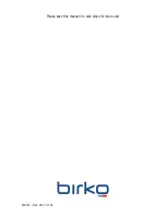 Preview for 12 page of Birko 1002001 Operation Manual