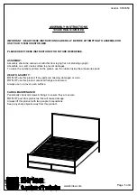 Предварительный просмотр 2 страницы Birlea 135CM HOUSTON BED Assembly Instructions