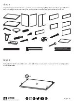 Preview for 4 page of Birlea Arlo 1 Drawer Bedside Assembly Instructions Manual