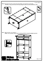 Предварительный просмотр 8 страницы Birlea ARLO 2 DOOR 2 DRAWER WARDROBE Assembly Instructions Manual