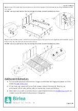 Предварительный просмотр 4 страницы Birlea BERLIN 4’6 BED Assembly Instructions