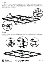 Предварительный просмотр 6 страницы Birlea Berlin King Fabric Bed Assembly Instructions Manual