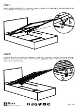 Предварительный просмотр 7 страницы Birlea Berlin King Fabric Bed Assembly Instructions Manual